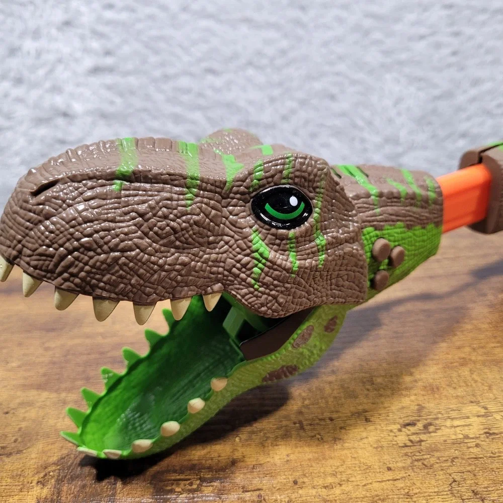 DinoBros‎ Dinosaur Chomper Toy Kids Light Up Sounds T-Rex Grabber